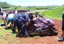 Oito pessoas ficam feridas em acidente no município de Jandaia do Sul
