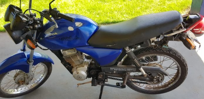 moto placa falsa