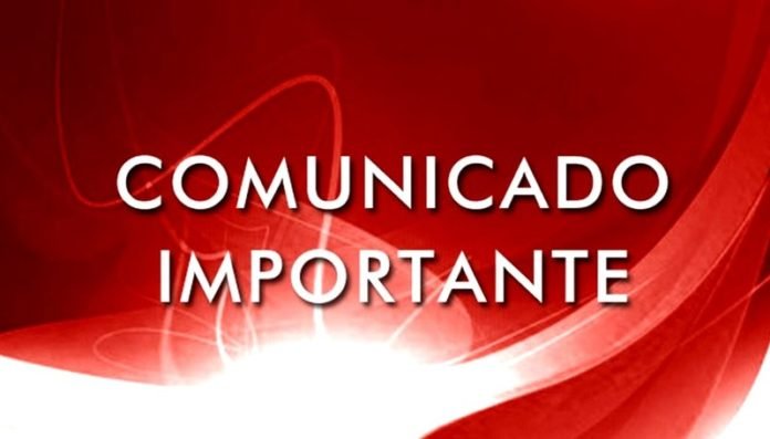 comunicado importante 1