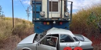 Acidente entre trem e carro mata motorista na região