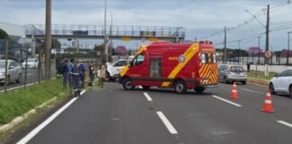Trabalhador morre atropelado durante serviço de roçada em rodovia de Maringá
