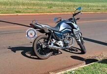 Motocicleta barulhenta é apreendida em Arapongas