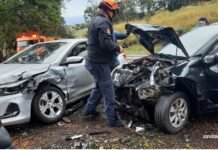 Acidente é registrado em curva conhecida por ocorrências de acidentes fatais