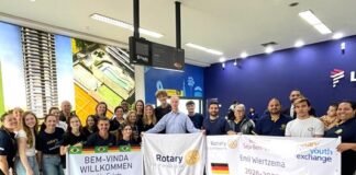 Rotary Club de Jandaia do Sul recebe intercambista da Alemanha para programa de intercâmbio de longa duração