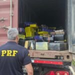 PRF apreende em um caminhão quase 7 toneladas de drogas em Guaíra
