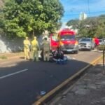 Motociclista morre após parada cardiorrespiratória em grave acidente em Maringá
