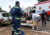 Carro é atingido por trem em passagem de nível em Jandaia do Sul