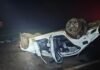 Motorista morre após carro capotar em Maringá