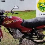 Motocicleta furtada é recuperada em Arapongas