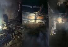 Incêndio destrói edícula usada na fabricação de velas em Arapongas