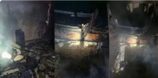 Incêndio destrói edícula usada na fabricação de velas em Arapongas