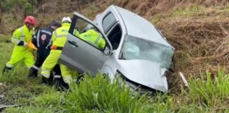 Aquaplanagem pode ter causado acidente fatal com quatro feridos na PR-444
