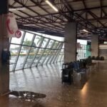 Temporal causa estragos na Rodoviária de Londrina